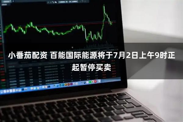 小番茄配资 百能国际能源将于7月2日上午9时正起暂停买卖