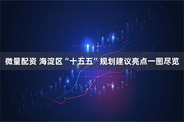 微量配资 海淀区“十五五”规划建议亮点一图尽览